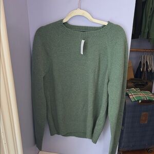 NWT J. Crew Men's Green Crewneck Sweater